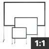 Leinwände 1:1: Fast Fold Leinwandsysteme